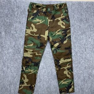 Tactical buttonfly Pants Camouflage camo cargo Mens size Medium-Regular (34x31)